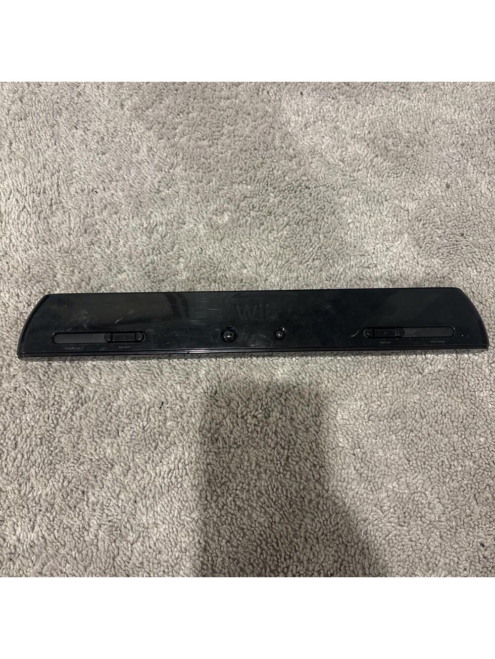 Wii Ultra Sensor Bar Wide Range Wireless For Wii Wii U Black - Tested, Working